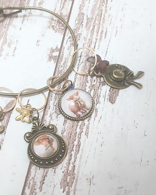 Marqueurs Tricot dans leur boite Un Dimanche à la campagne