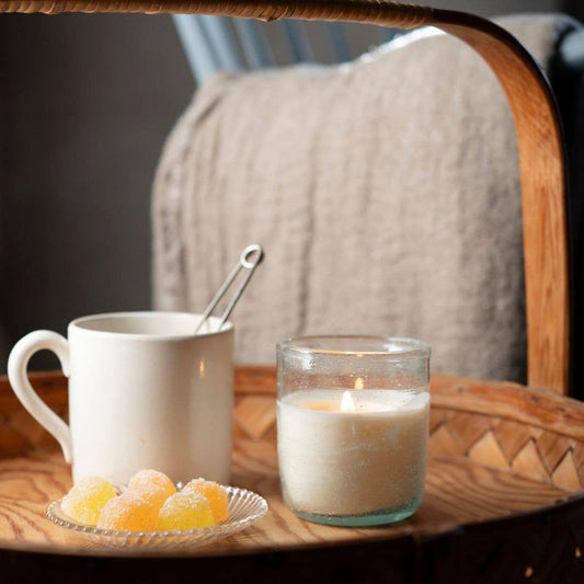 Tour du Monde en 80 Tricots - Bougie en verre soufflé à la main "Voyage sur le Nil"