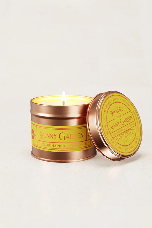 Bougie Sunny Garden – Thym, romarin et citronnelle