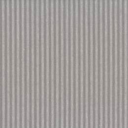 Tissu rayé gris et taupe, lin et coton mélangé