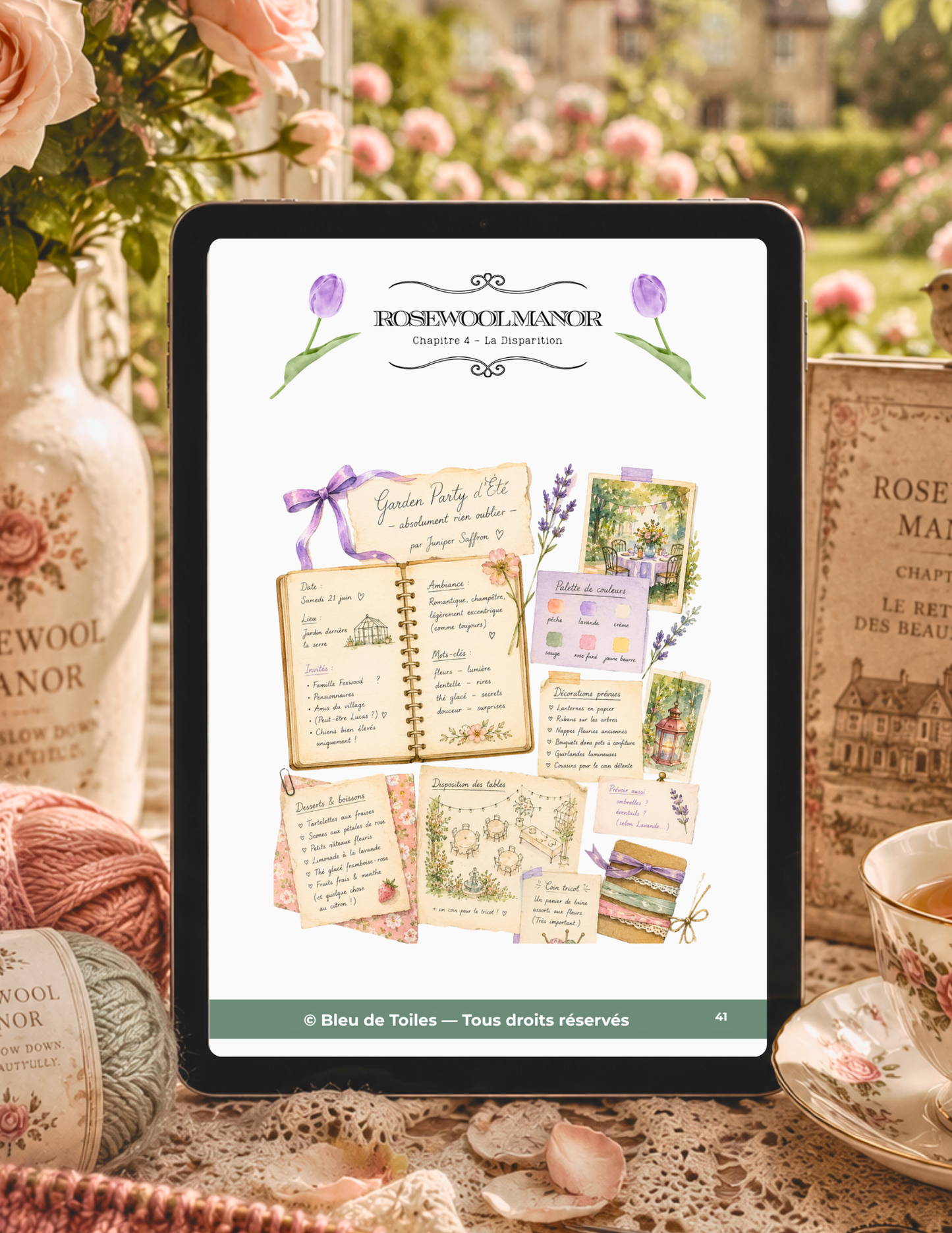 Ebook / Livret – Rosewool Manor – Chapitre 4 : La Disparition