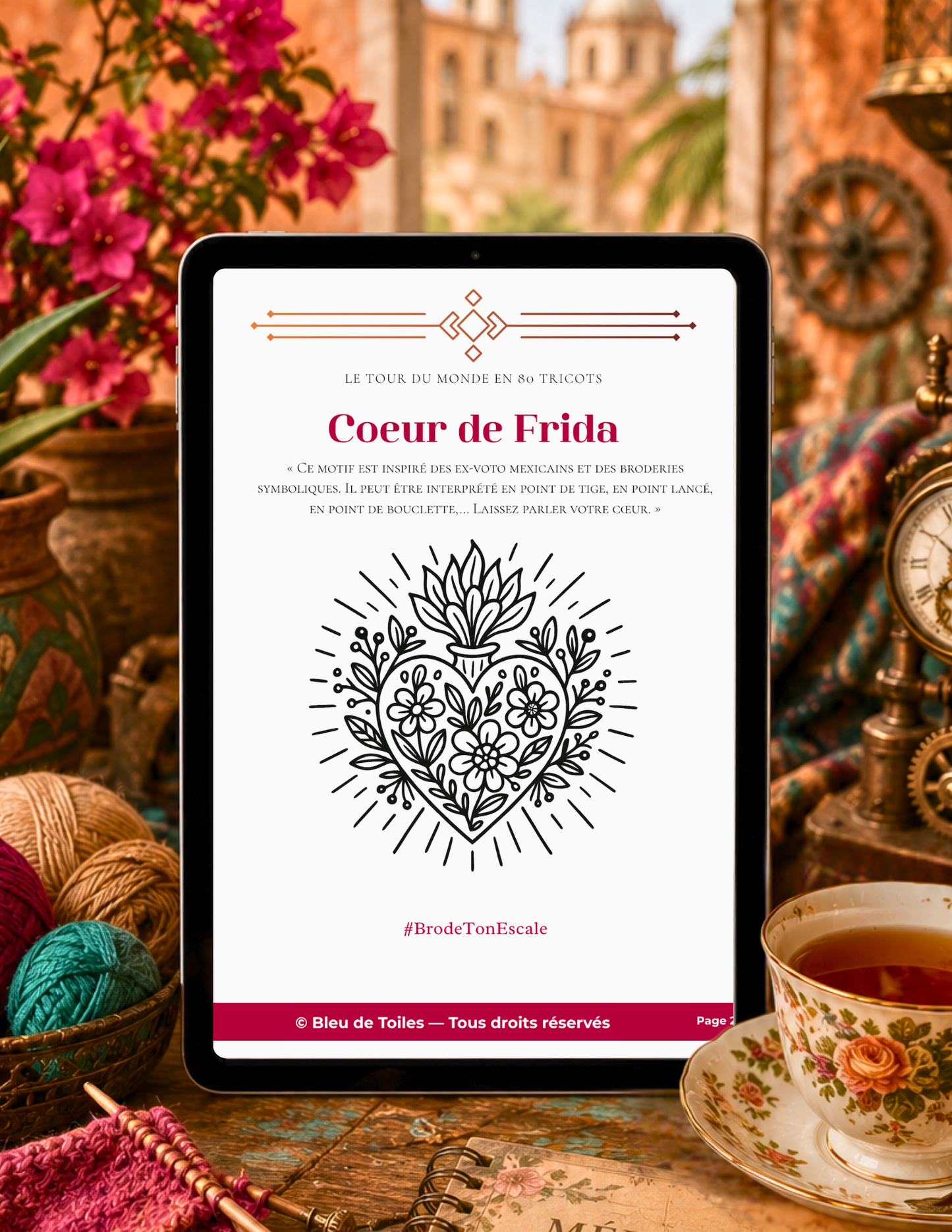 Ebook / Livret – Tour du Monde en 80 Tricots – Escale 1 : Mexique (PDF)