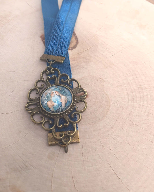 Marque-pages cabochon - Déesses du Zodiaque Gémeaux