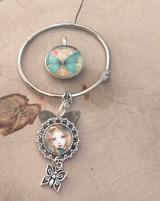 aimant de brodeuse original et artisanal