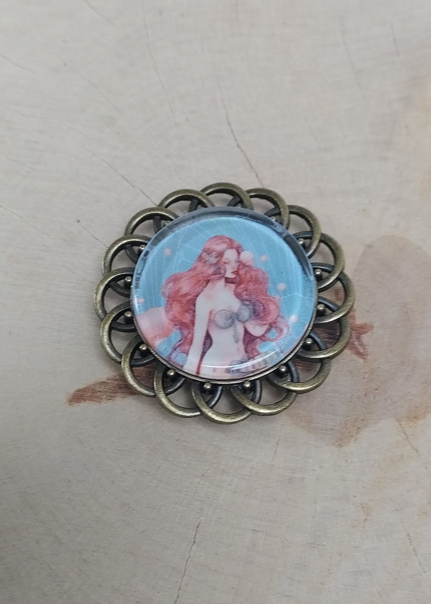 Aimant de brodeuse (ou Magnet) La Petite Sirène