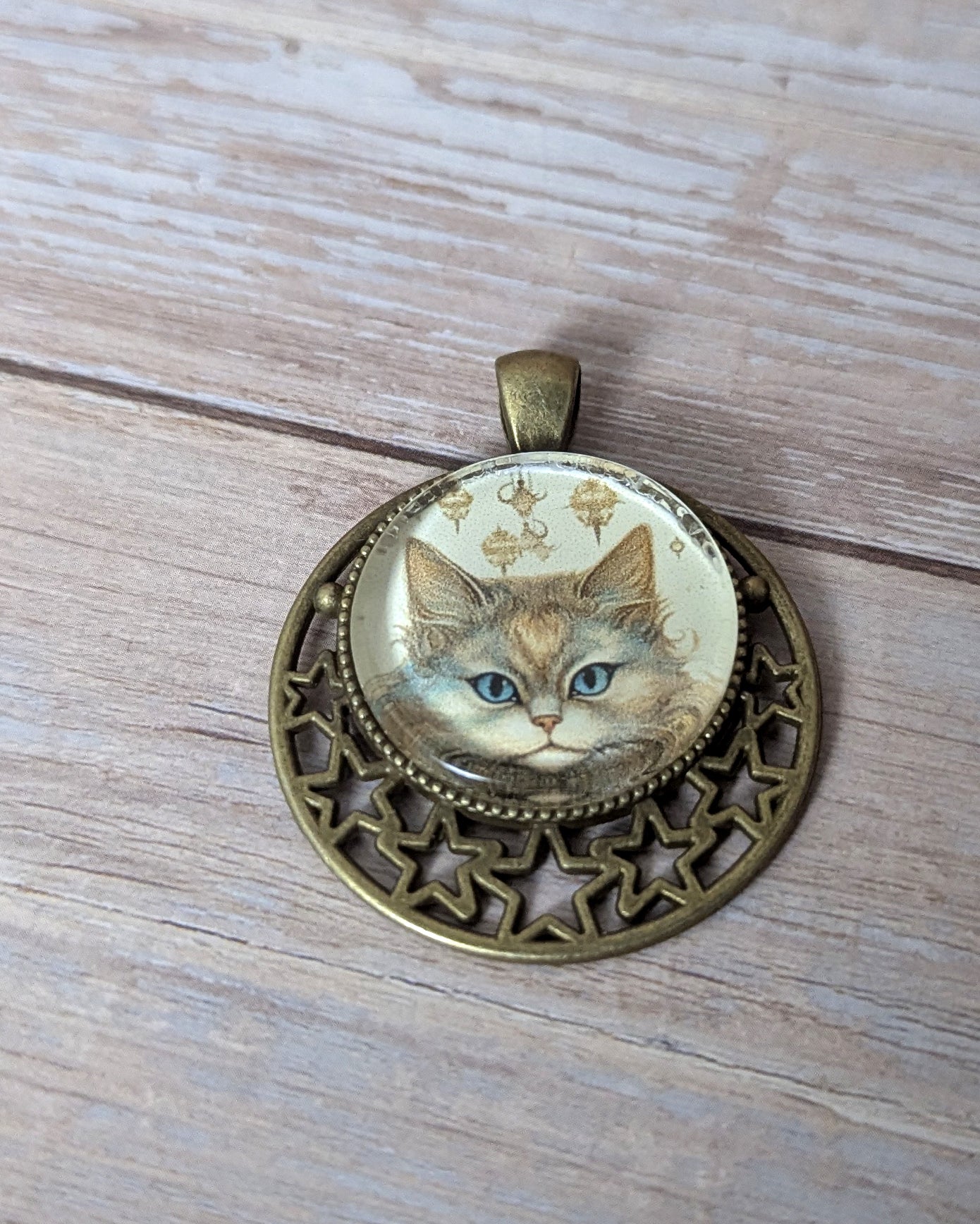 🧷 Aimant de brodeuse – Les Pépites Chat Céleste