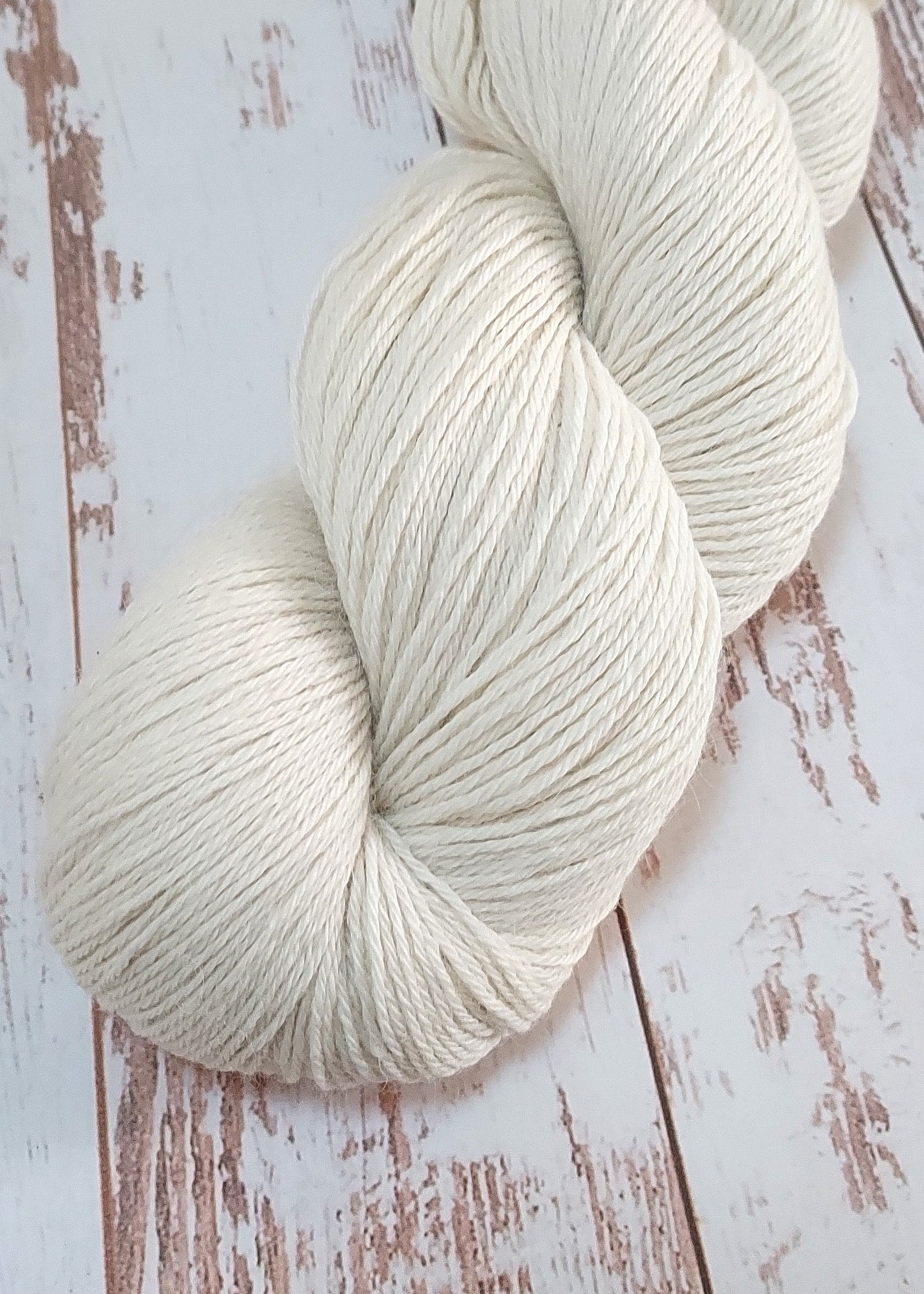 Echeveau de Bébé Alpaga/ Mérinos non teint - 100g