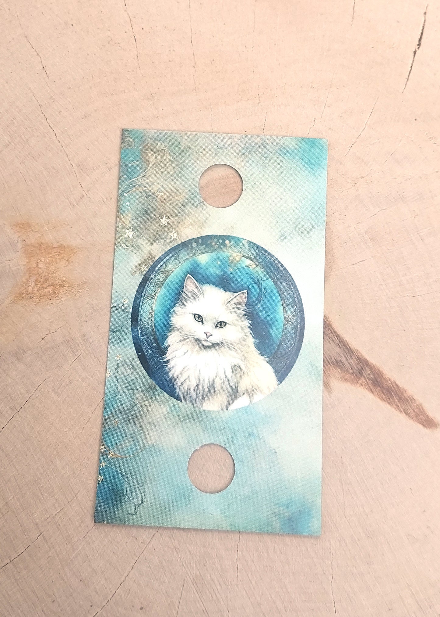 8 Cartes à fils à broder Poussière de Lune
