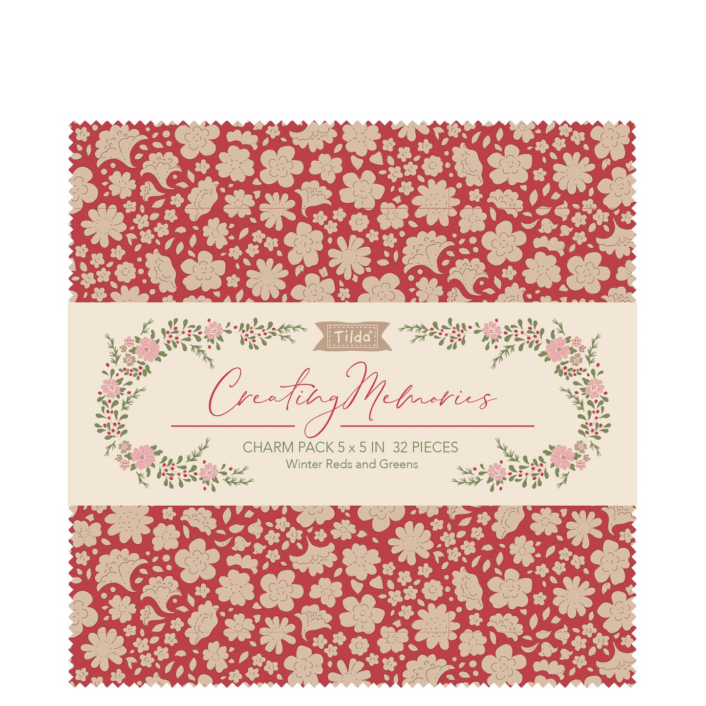 Maple Woods Pink Fabric from Dashwood Studio