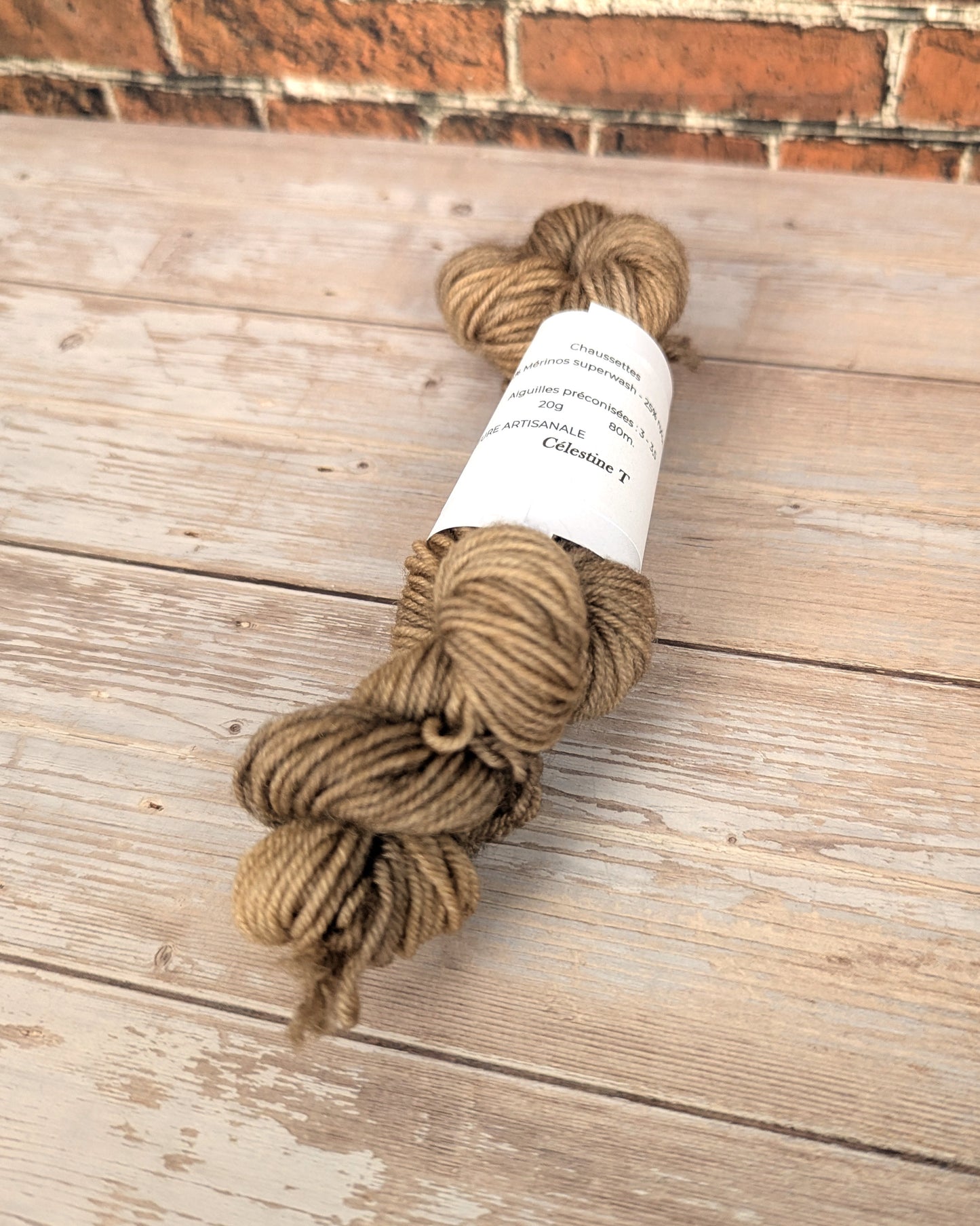 Mini skein Merinos superwash undyed - 20g