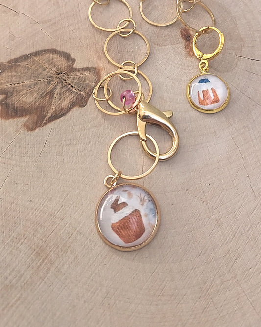 Compte-rangs Tricot circulaire artisanal