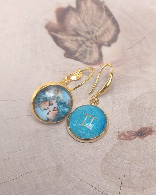 2 Marqueurs pour le crochet - Déesses du Zodiaque Gémeaux