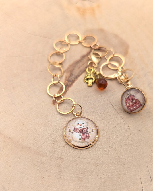 ⏱ Compte-rangs – Flocons et Pompon