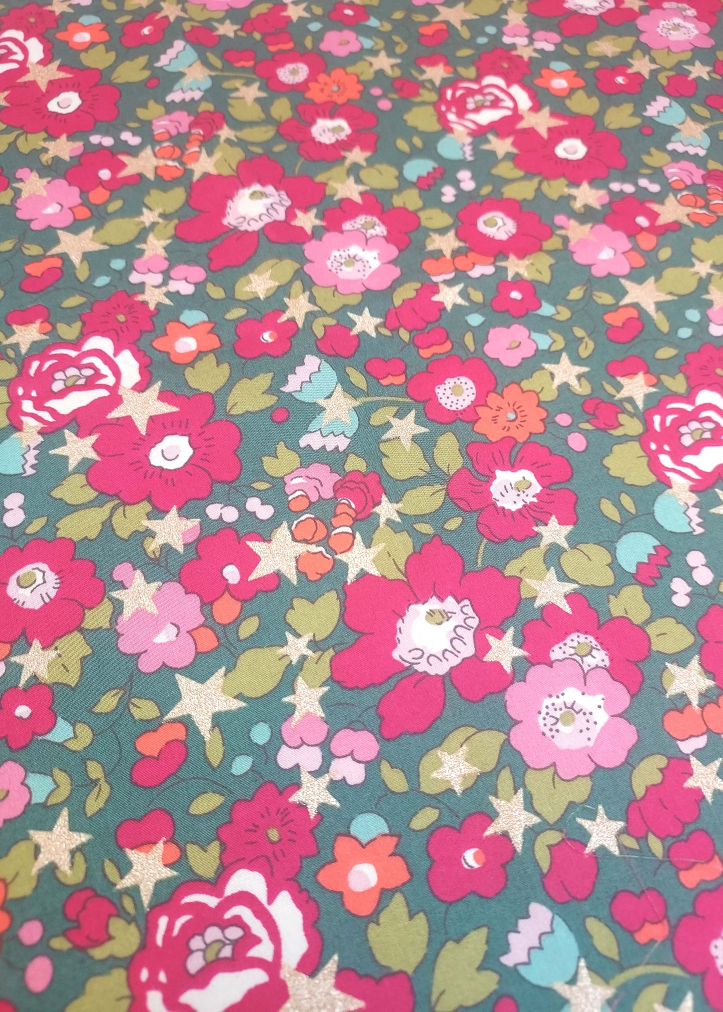 Tissu Liberty Tana Lawn Betsy Metallic
