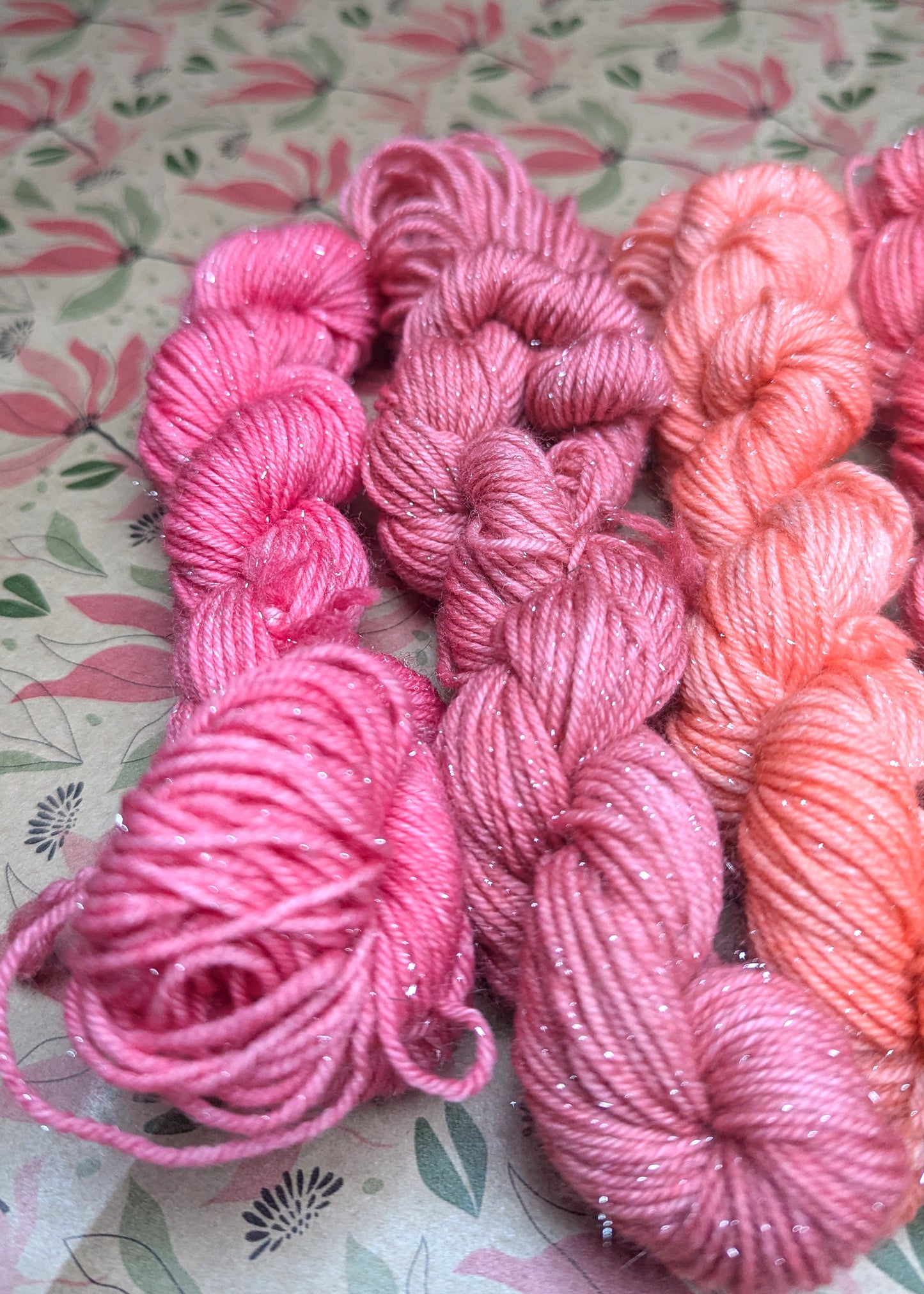 Sorbet d’été – Lot de 4 minis à paillettes