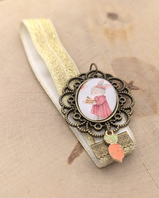 📖 Marque-page cabochon – L'Anniversaire de Lucette