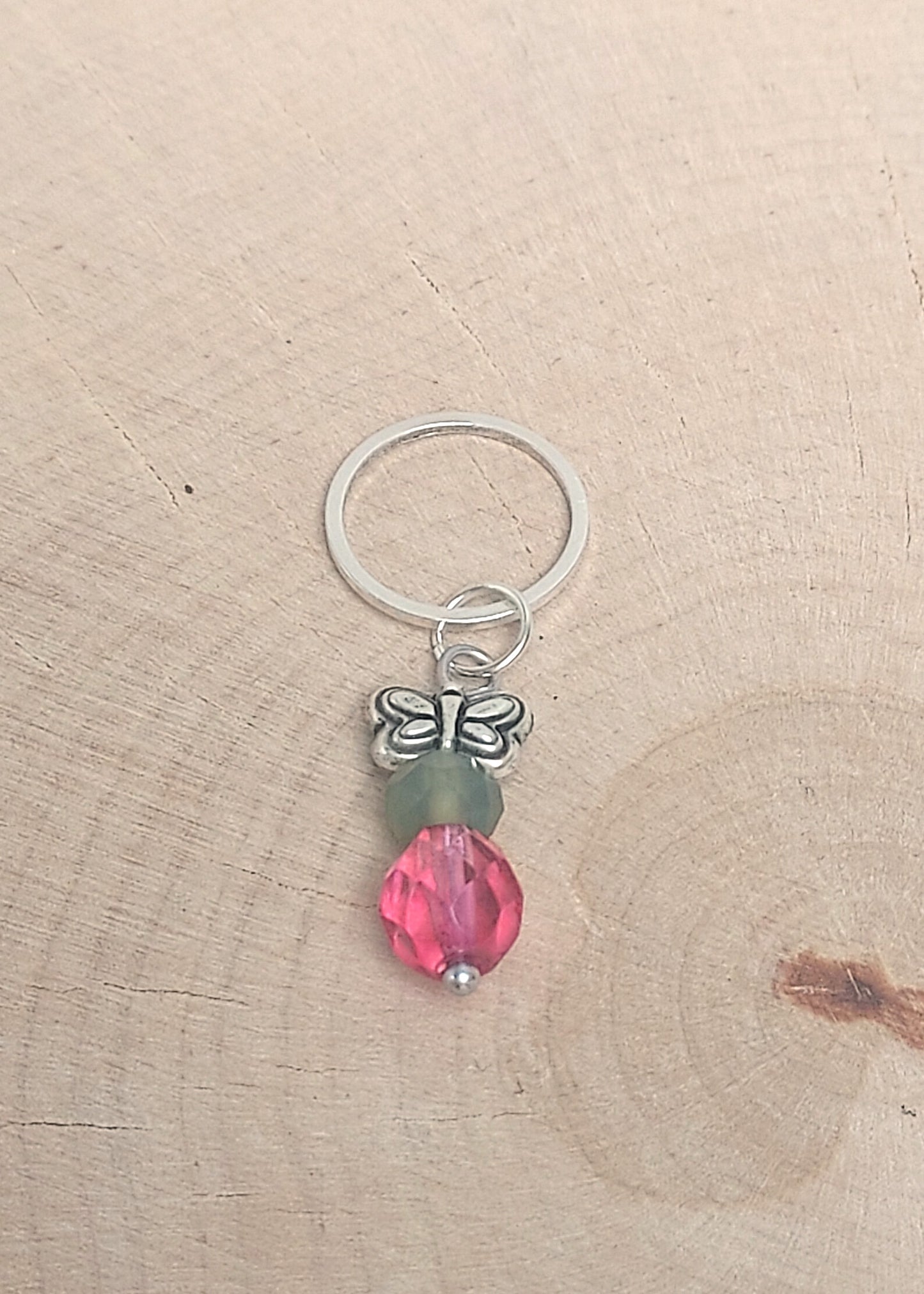 Marqueur Tricot Pivoine et Papillon #3