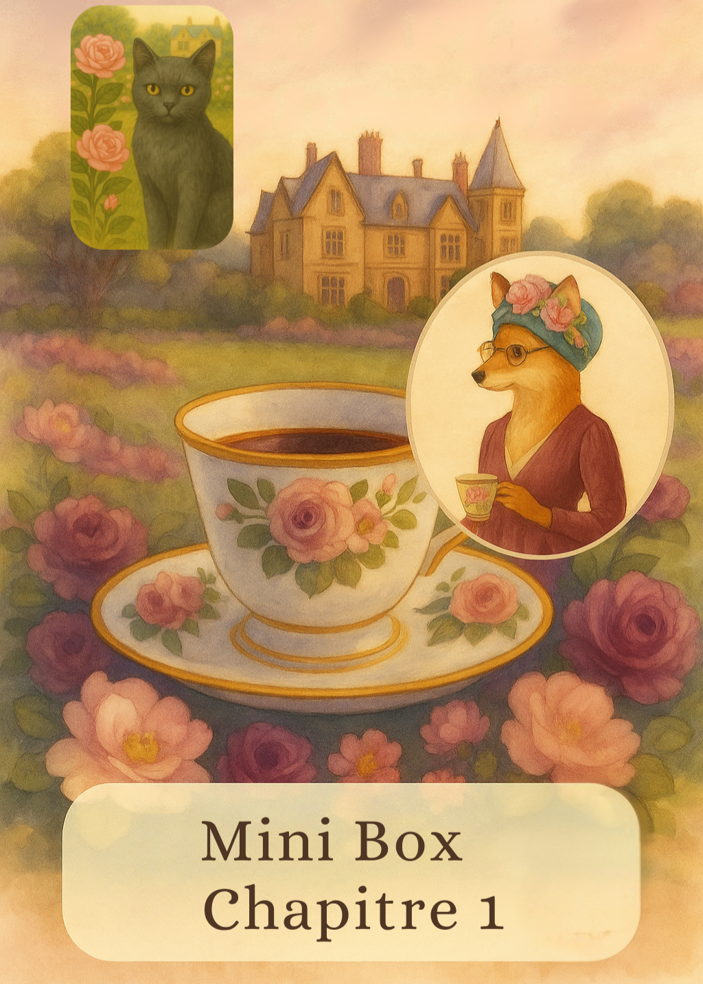 Mini Box Tricot – Rosewool Manor Chapitre 1 : La Tasse Egarée ☕