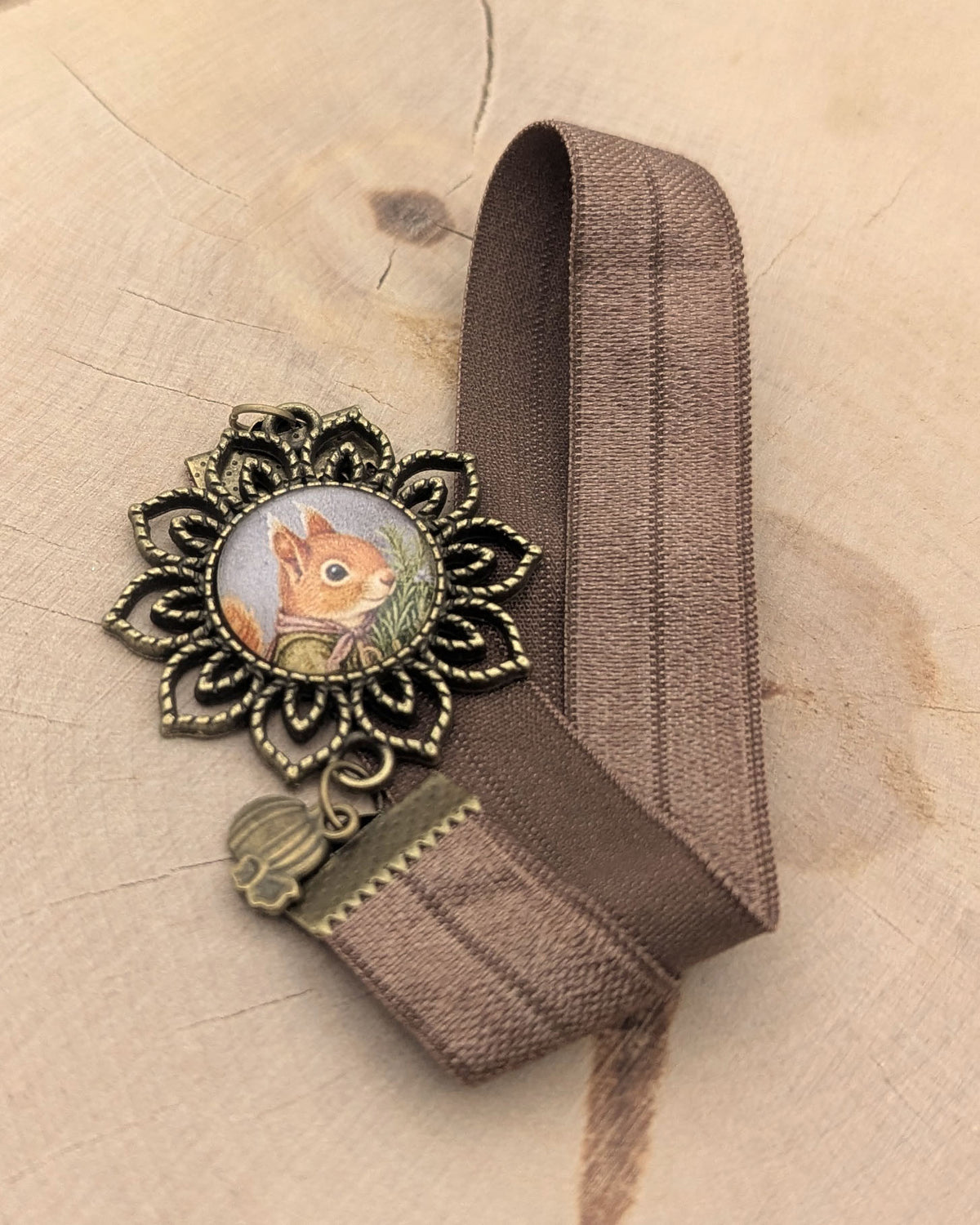 📖 Marque-page cabochon – La Cabane de Pumpkin
