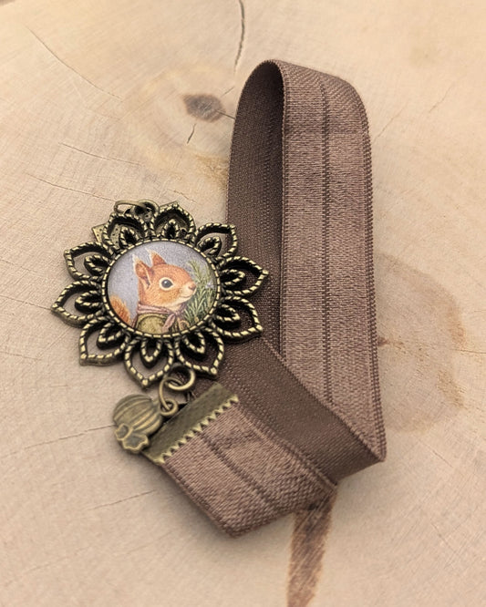 📖 Marque-page cabochon – La Cabane de Pumpkin