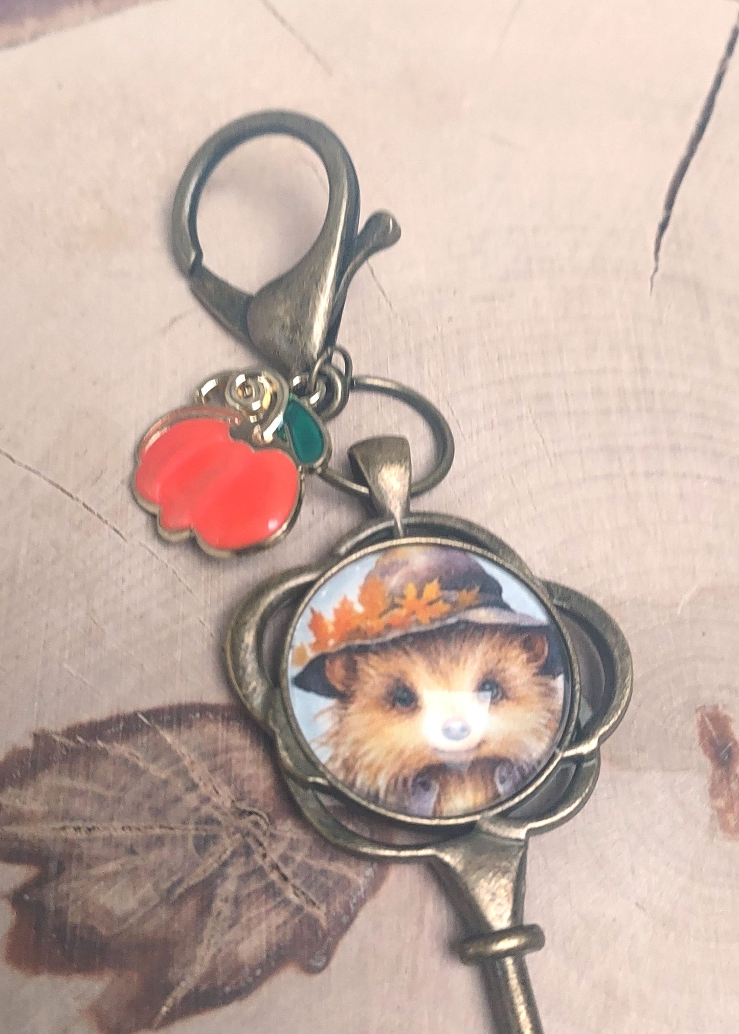 Pampille de sac cabochon original