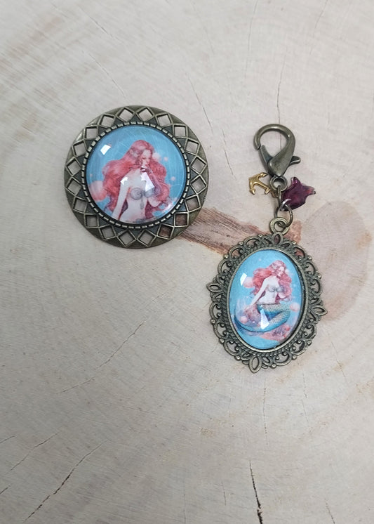 The Little Mermaid brooch