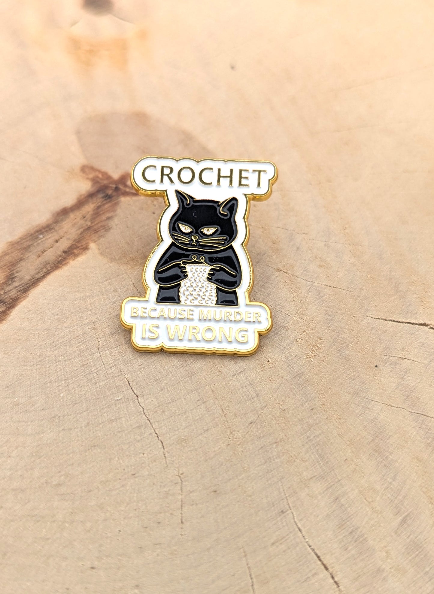 Pins Chat Crocheteur