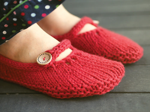 Patron tricot chaussons "not so tiny" par Ysolda Teague
