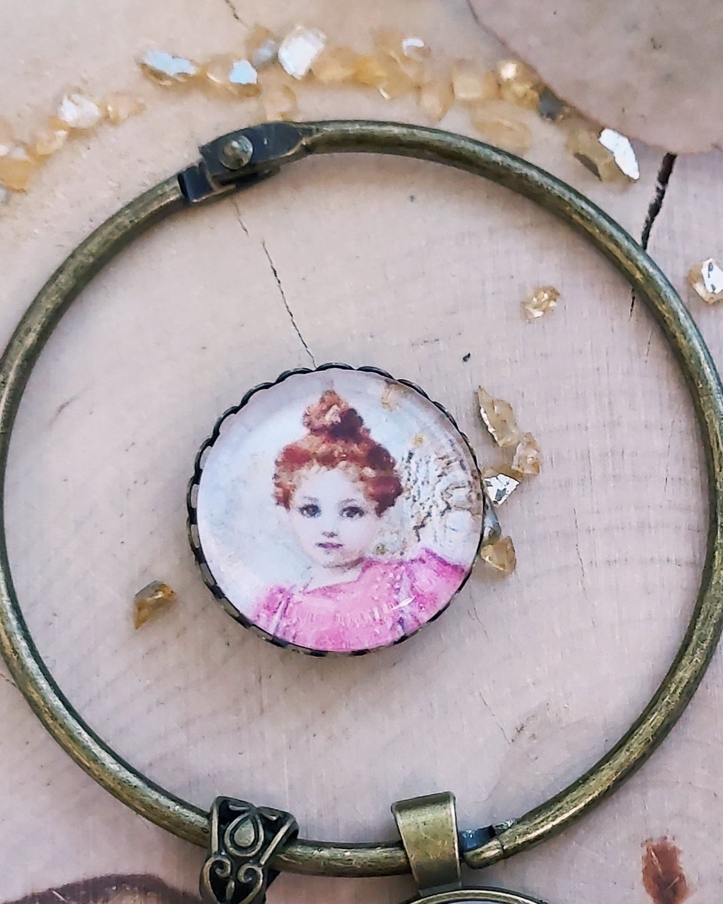 Embroiderer's magnet (or Magnet) Sweet Valentine