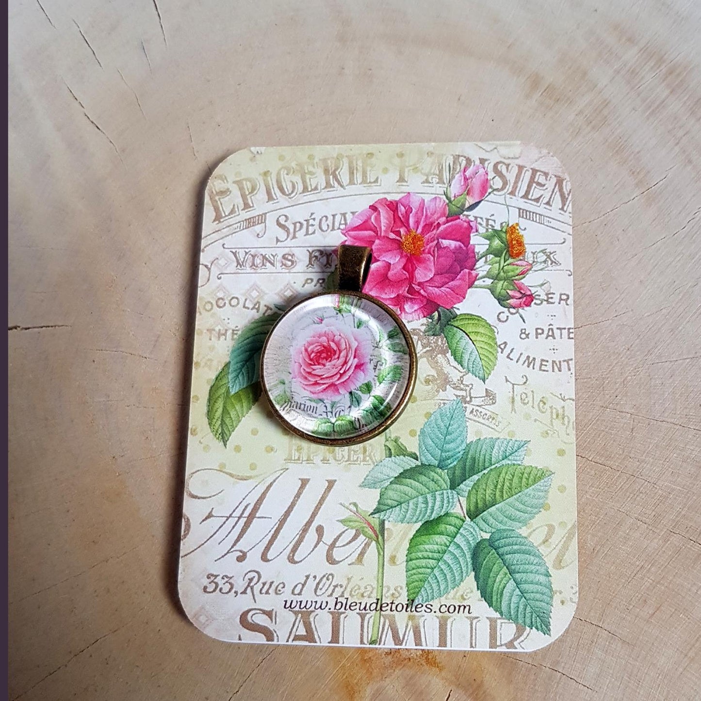 Aimant de brodeuse (ou Magnet) Jardin de Roses