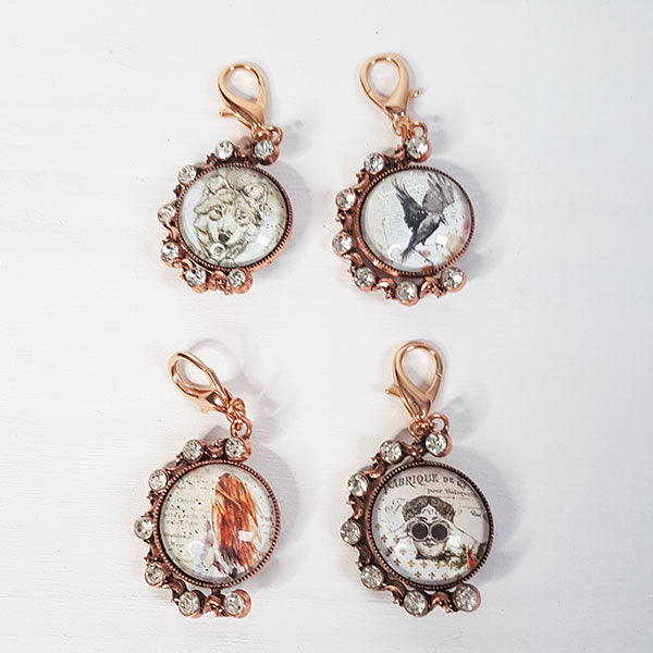 Pink Copper Collection - Raven Tassel