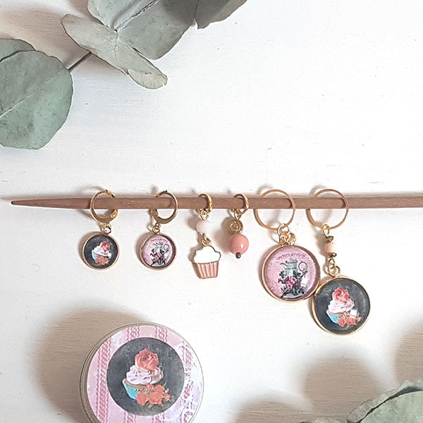Cupcake Knitting Markers
