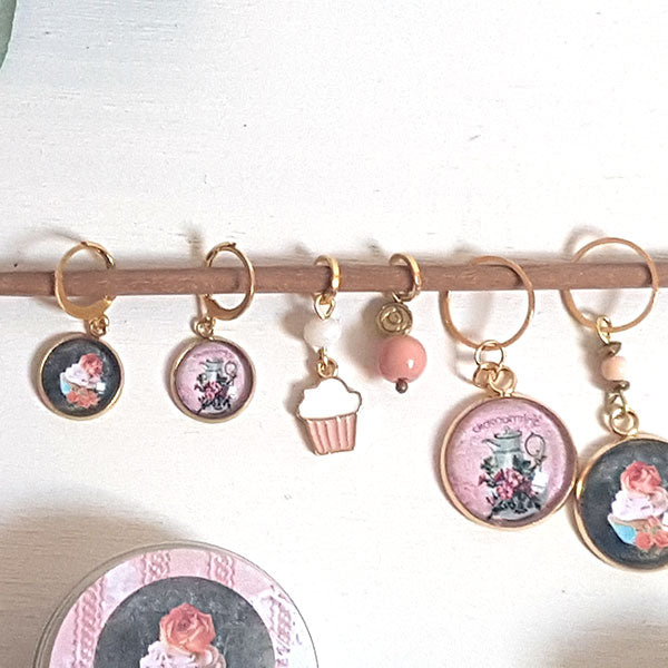 Cupcake Knitting Markers