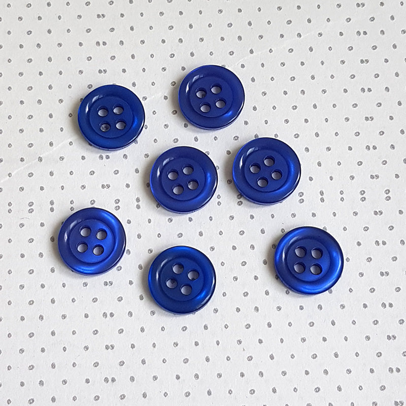 Boutons Clémence Bleu Roi