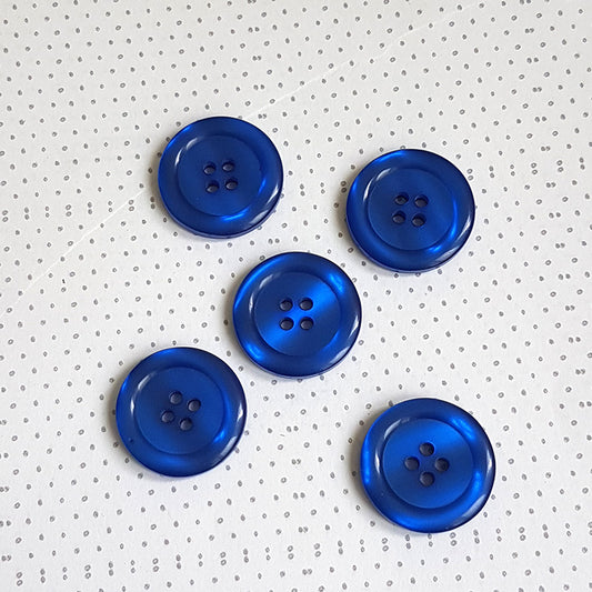 Boutons Clémence Bleu Roi