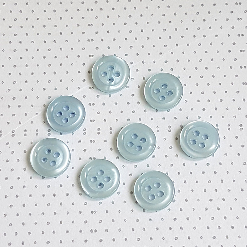Boutons Clémence Bleu Baltique