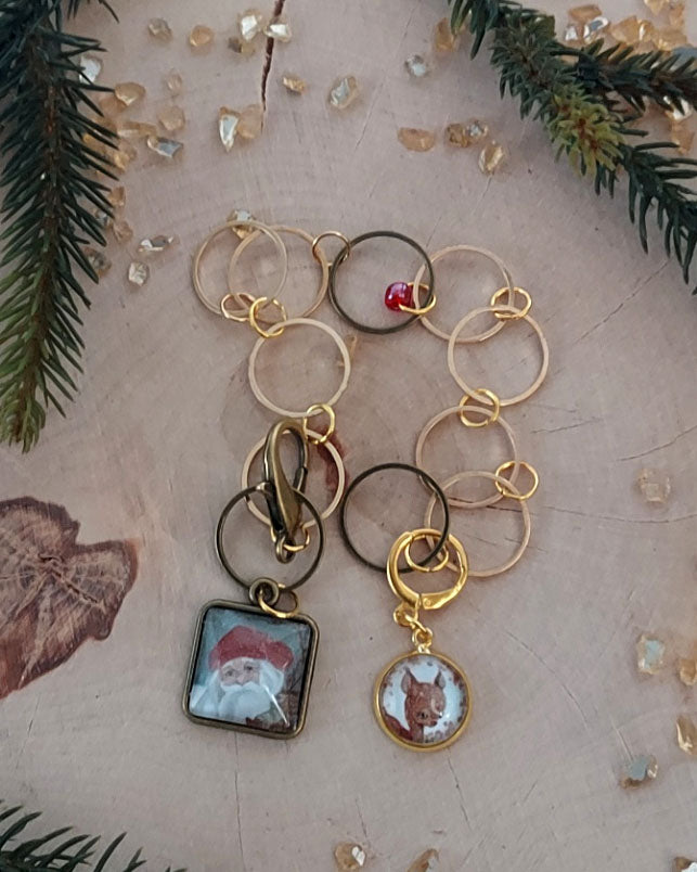 Compte rangs Tricot Conte de Noël