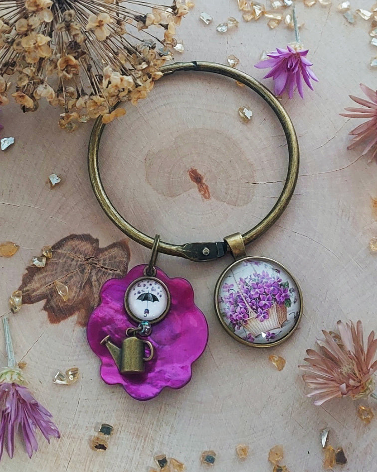 Garde-Fils Panier de Violettes