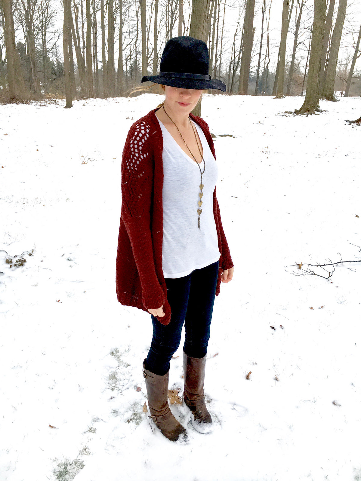 Patron tricot gilet Vineyard par This Bird Knits Designs