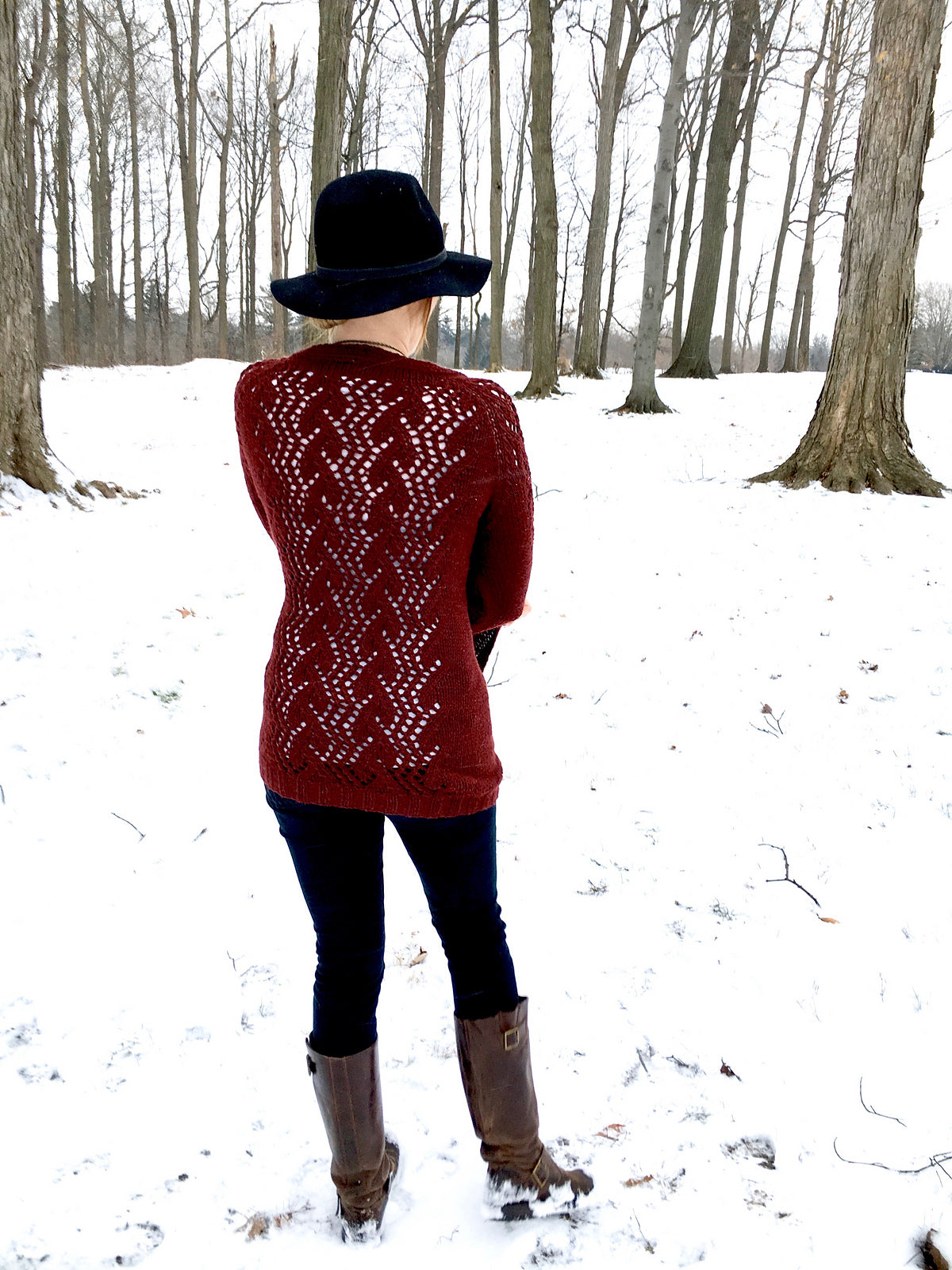 Patron tricot gilet Vineyard par This Bird Knits Designs