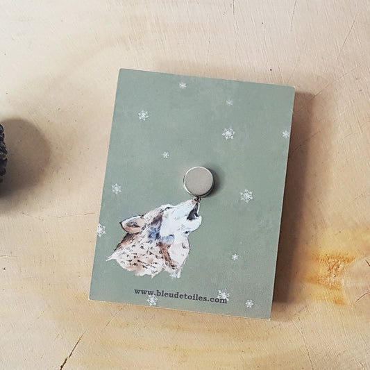 Embroiderer's magnet (or Magnet) Red Riding Hood