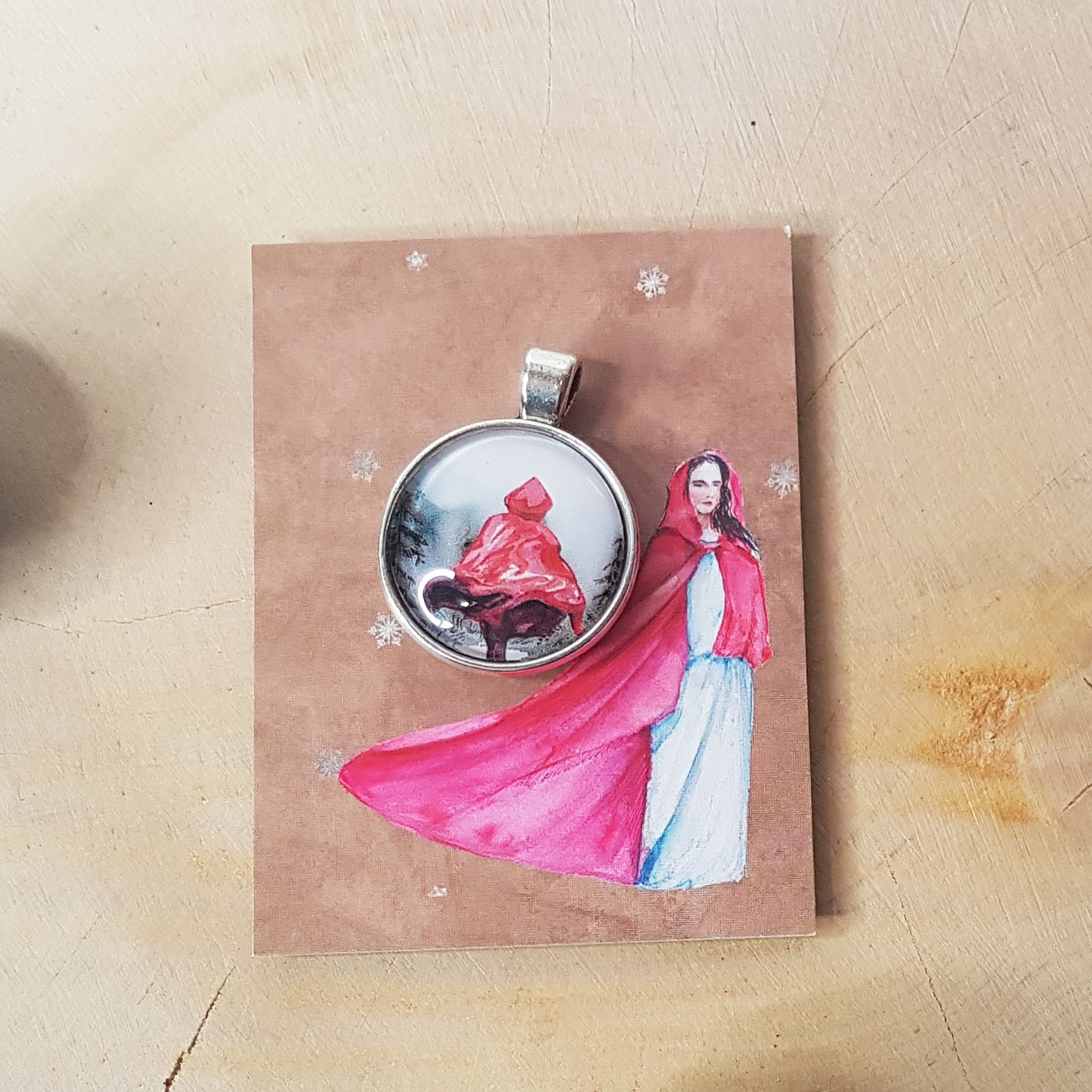Aimant de brodeuse (ou Magnet) Chaperon Rouge