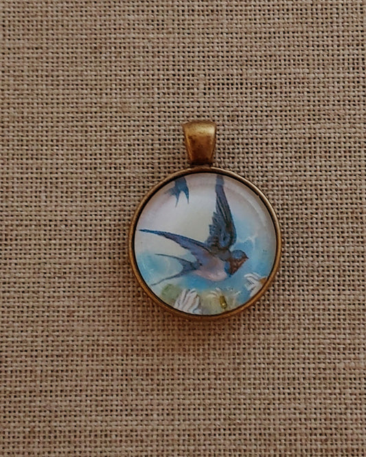 Aimant de brodeuse (ou Magnet) Hirondelles