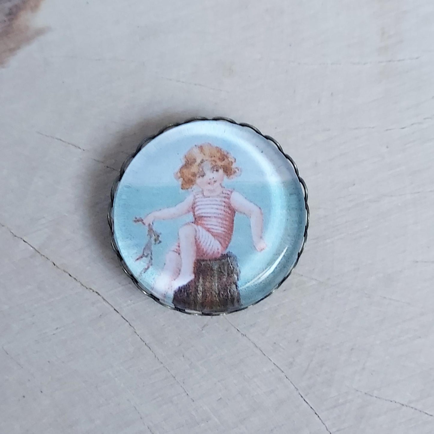 Embroiderer's magnet (or Magnet) Bains de Mer