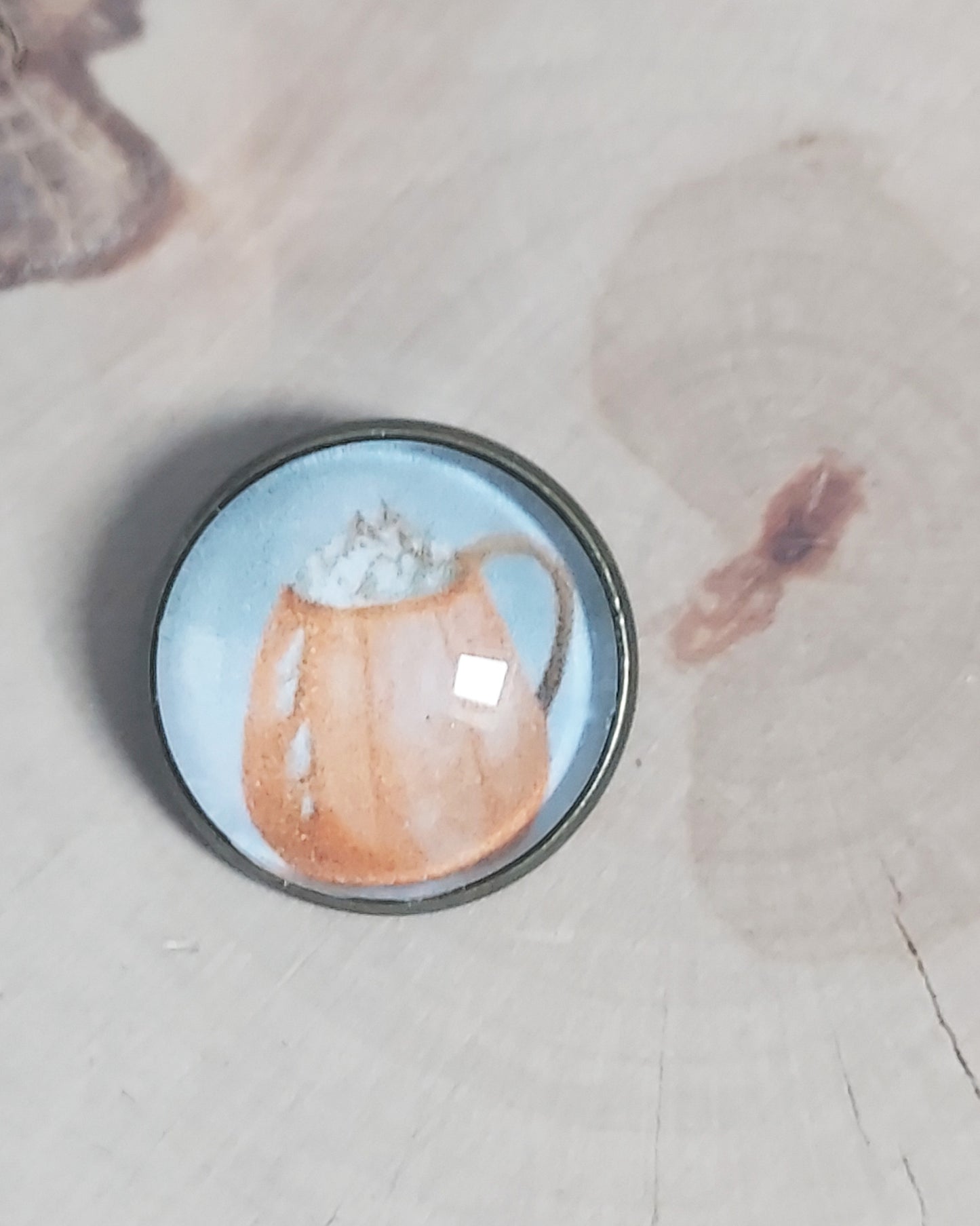 Halloween Party Glass Buttons