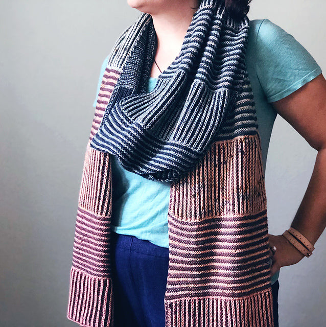 Briocomfort Stole knitting pattern from Knit Graffiti Designs