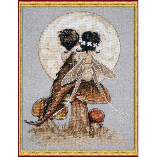 Clair de Lune counted stitch embroidery kit by Nimüe Fée Main
