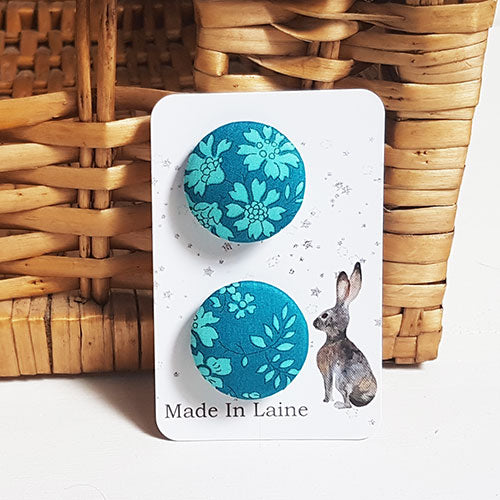 Boutons en tissu Liberty Capel
