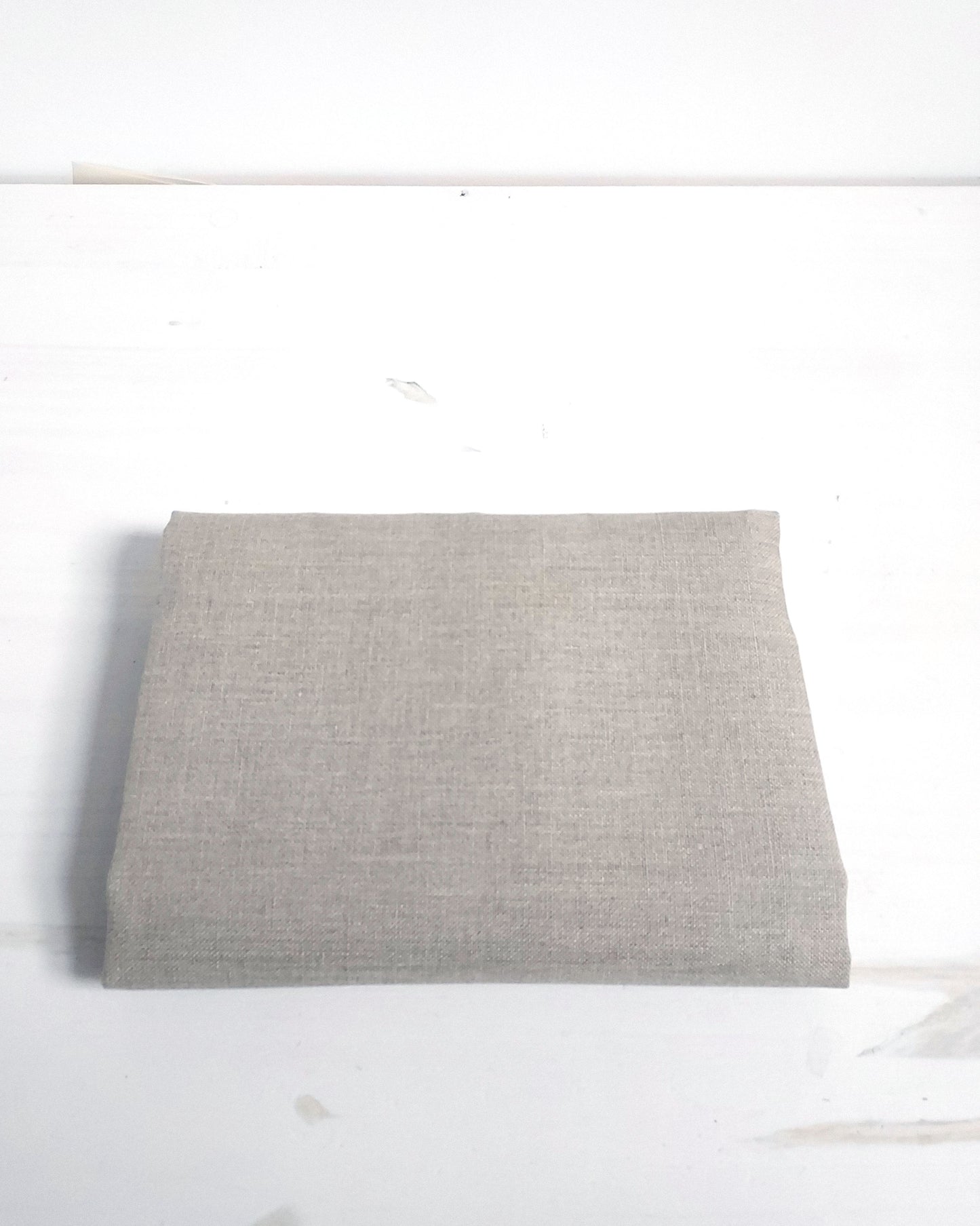 Toile de lin à broder Naturel 12 fils coupon 50x70cm