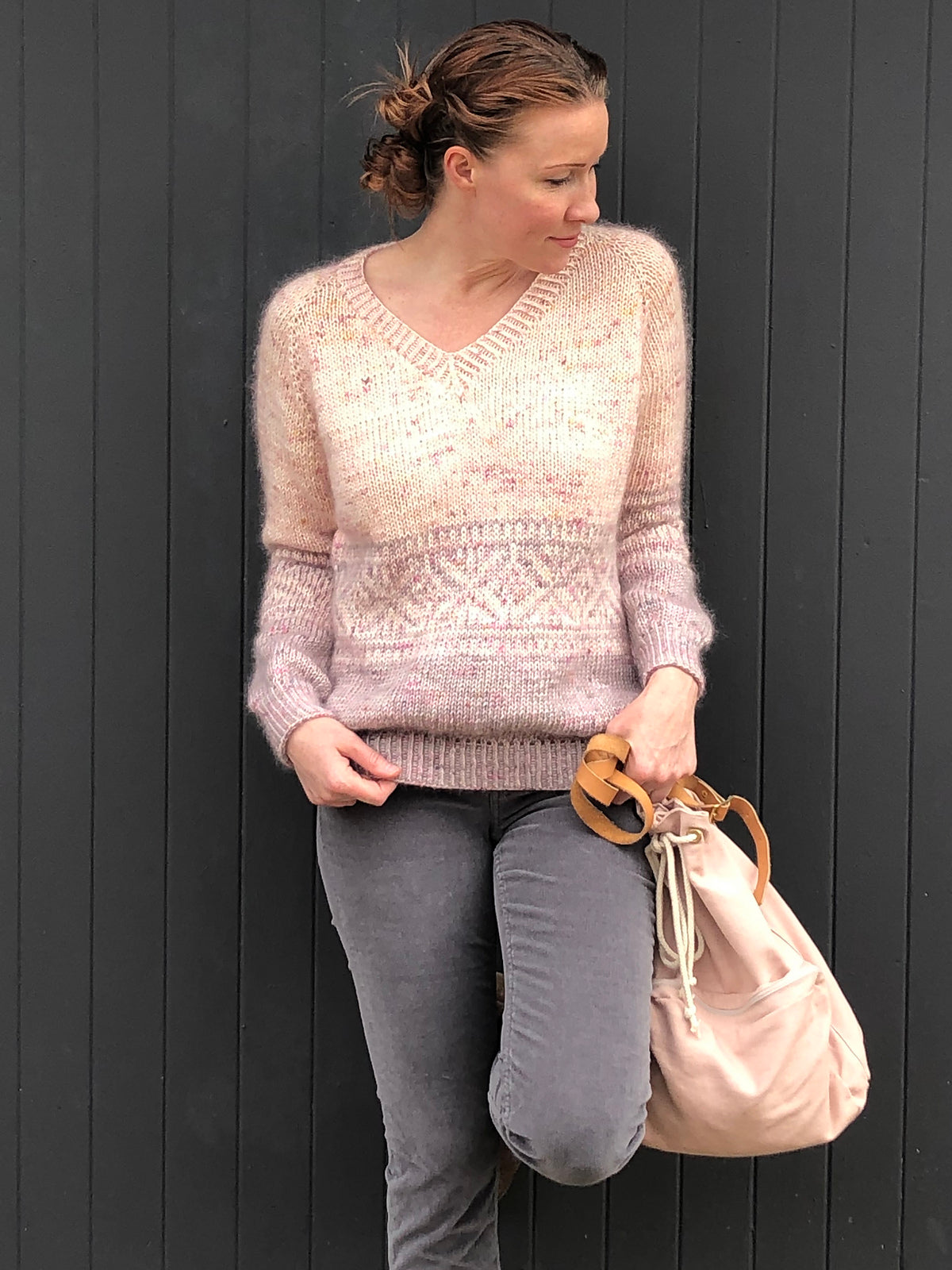 Love Buzz sweater knitting pattern by This Bird Knits Designs